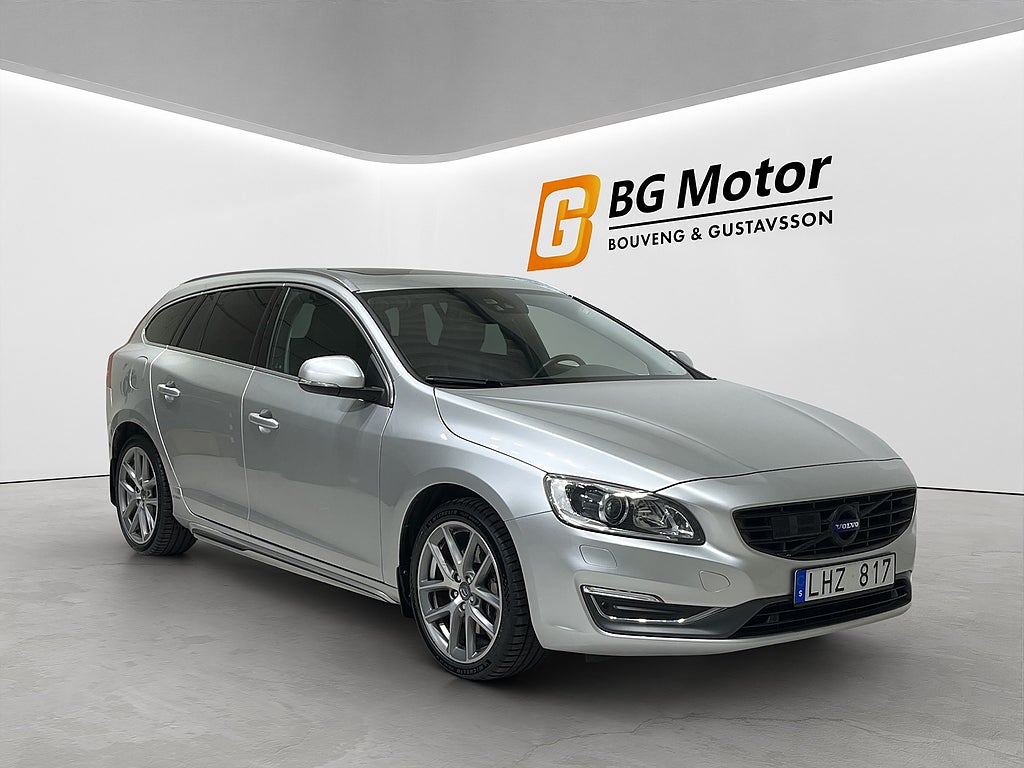 Volvo V60 T6 306hk Aut Summun Drag/Värmare/Tacklucka/Backkamera