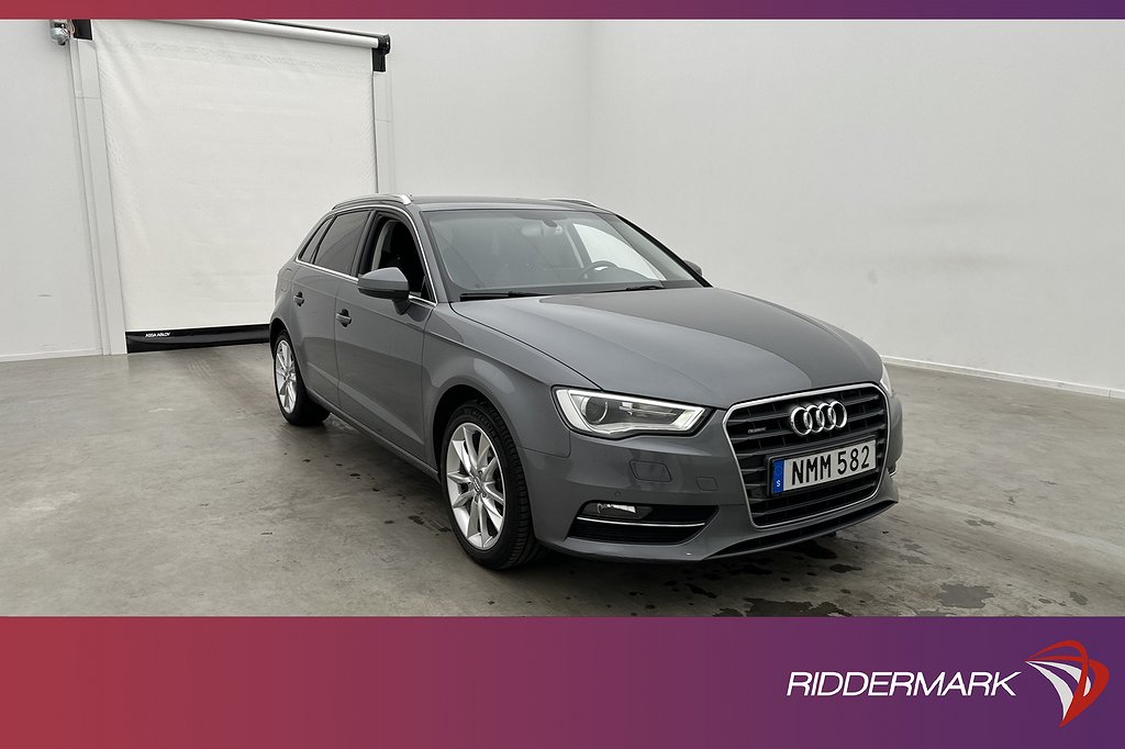 Audi A3 SB 1.8 TFSI Quattro 180hk Navi Sensorer Farthållare