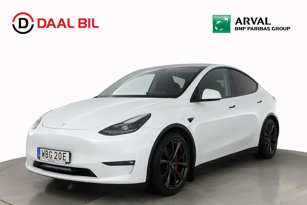 Tesla Model Y PERFORMANCE AWD 534HK PRIVATLEASING