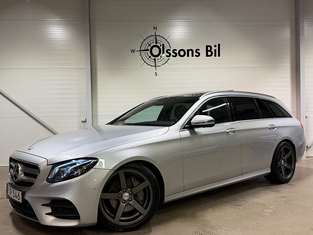 Mercedes-Benz E 220 T d 4MATIC AMG Drag GPS D-Värm Pano 360°