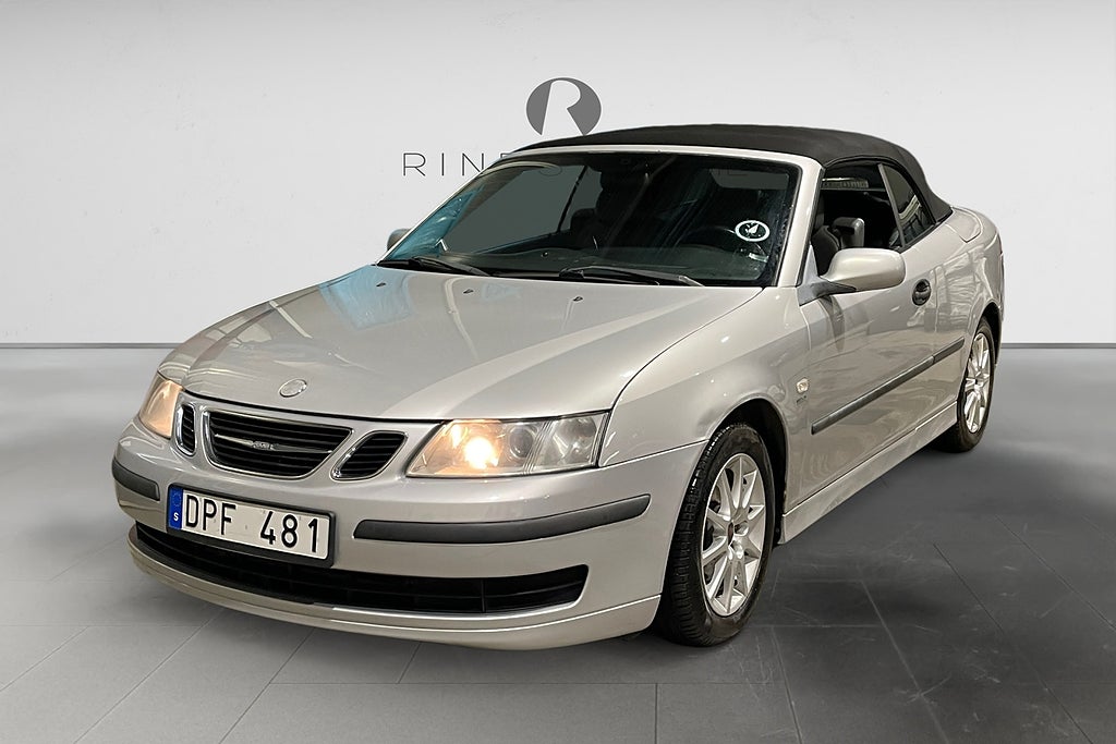Saab 9-3 Cabriolet 1.8t 150 HK AUT LINEAR 19600MIL FARTHÅLLARE