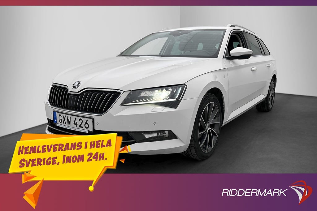 Skoda Superb 2.0 TDI 4x4 L&K Värmare Drag Kamera Skinn