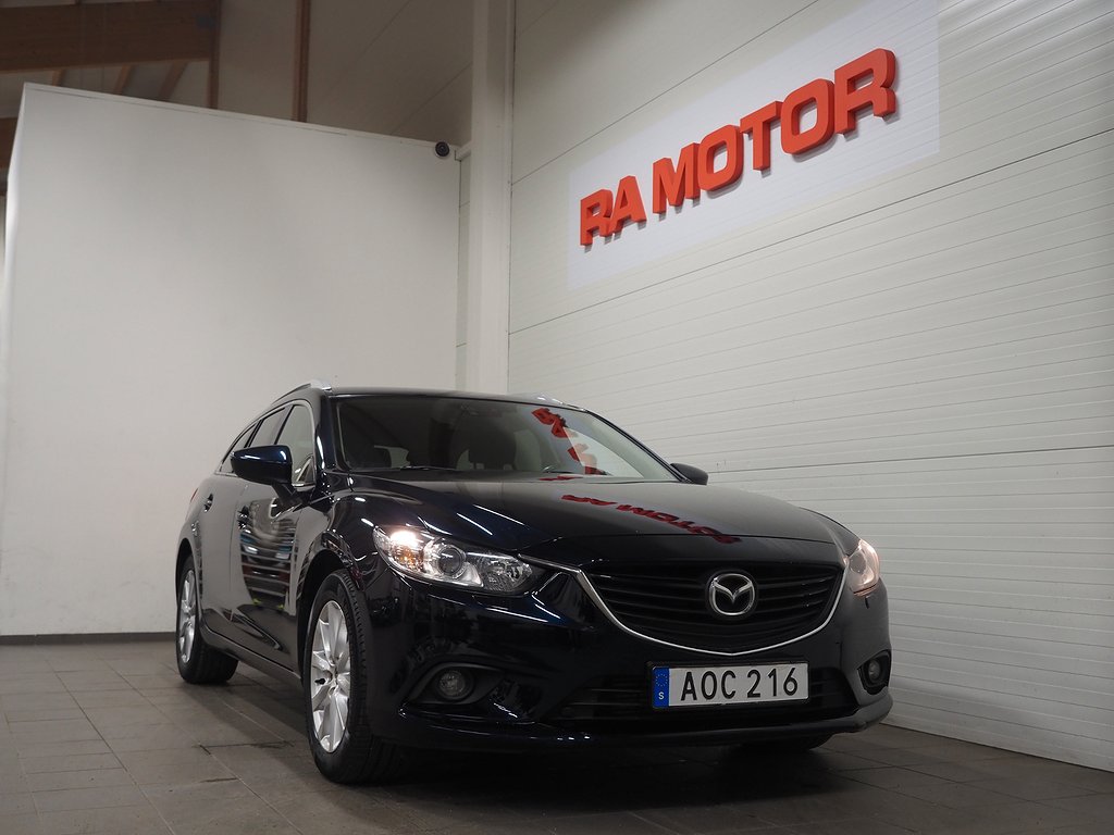 Mazda 6 Wagon 2.2 SKYACTIV-D Automat | Drag | M-Värmare 2014