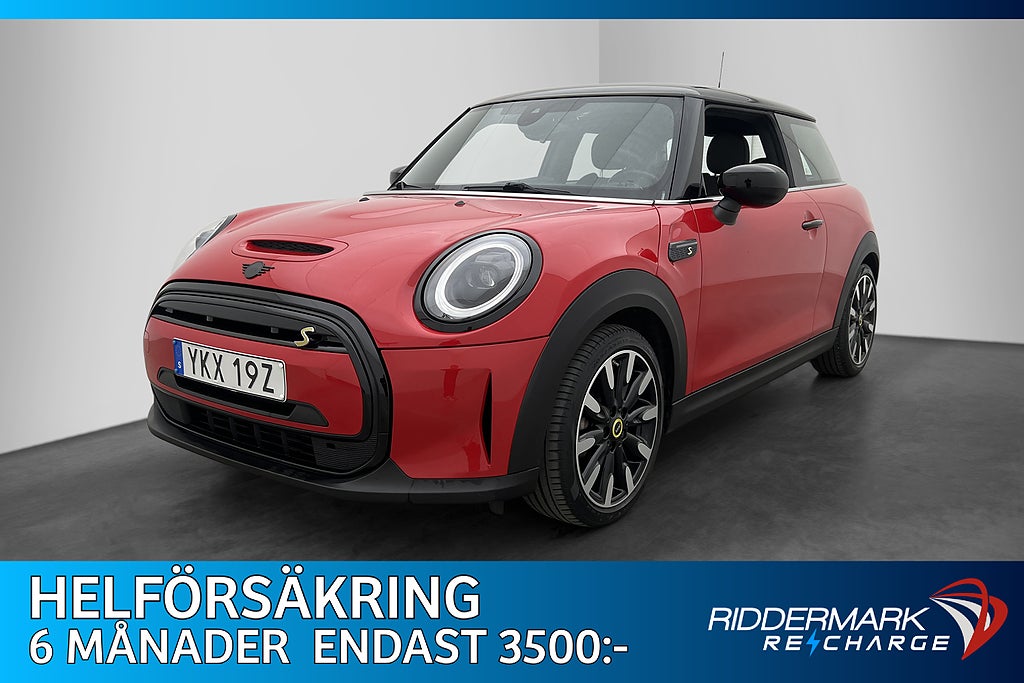 MINI Cooper S E 32.6 kWh 184hk Kamera CarPlay CCS Keyless