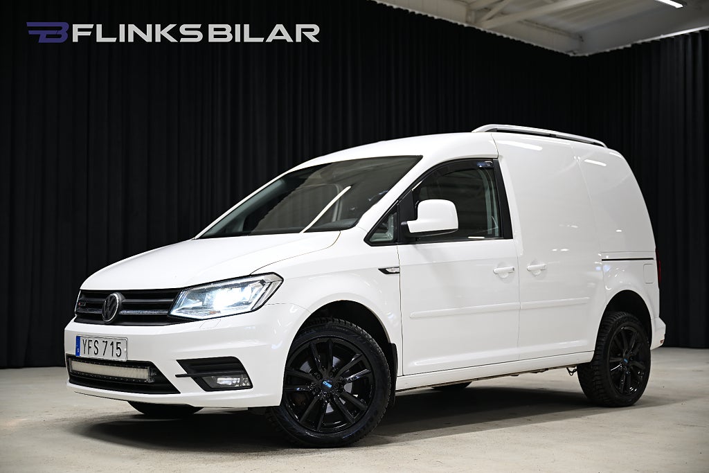 Volkswagen Caddy 4Motion DSG 150HK Nedlackad|LED|Dubbeldörr|Navi|SeUtr!