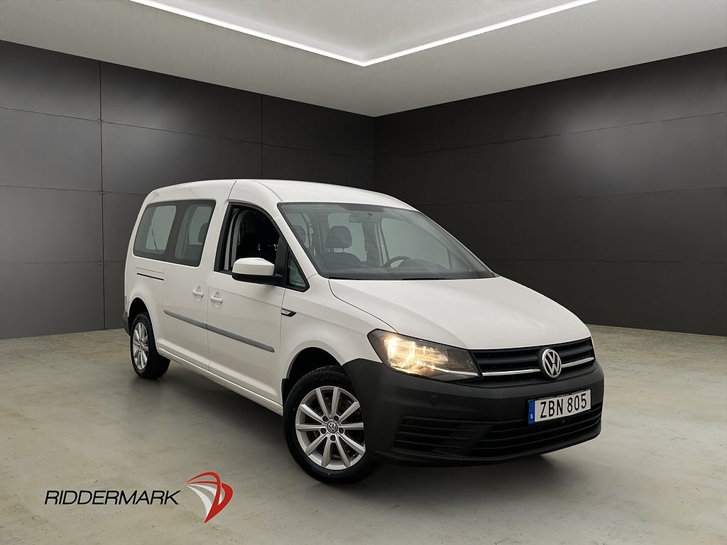 Volkswagen Caddy Maxi Life 5-Sits Farthållare Moms 1-Brukare