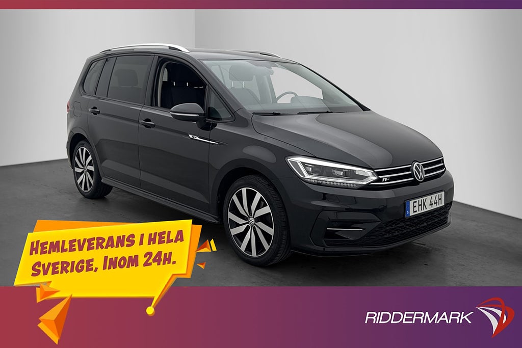 Volkswagen Touran TSI 150hk R-Line 7-Sits Värmare CarPlay