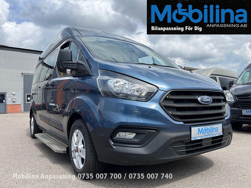 Ford Transit Custom Handikappanpassad Rullstolsbil 