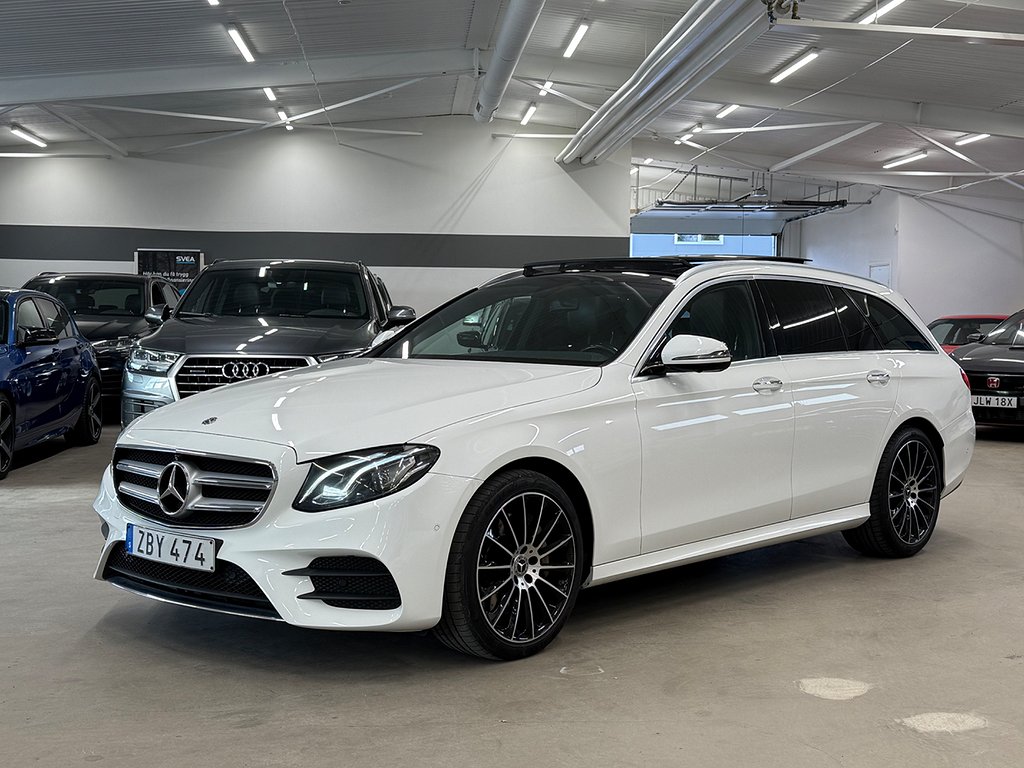 Mercedes-Benz E 400 T 4M 9G AMG PANORAMA NAVI VÄRMARE MOMS 