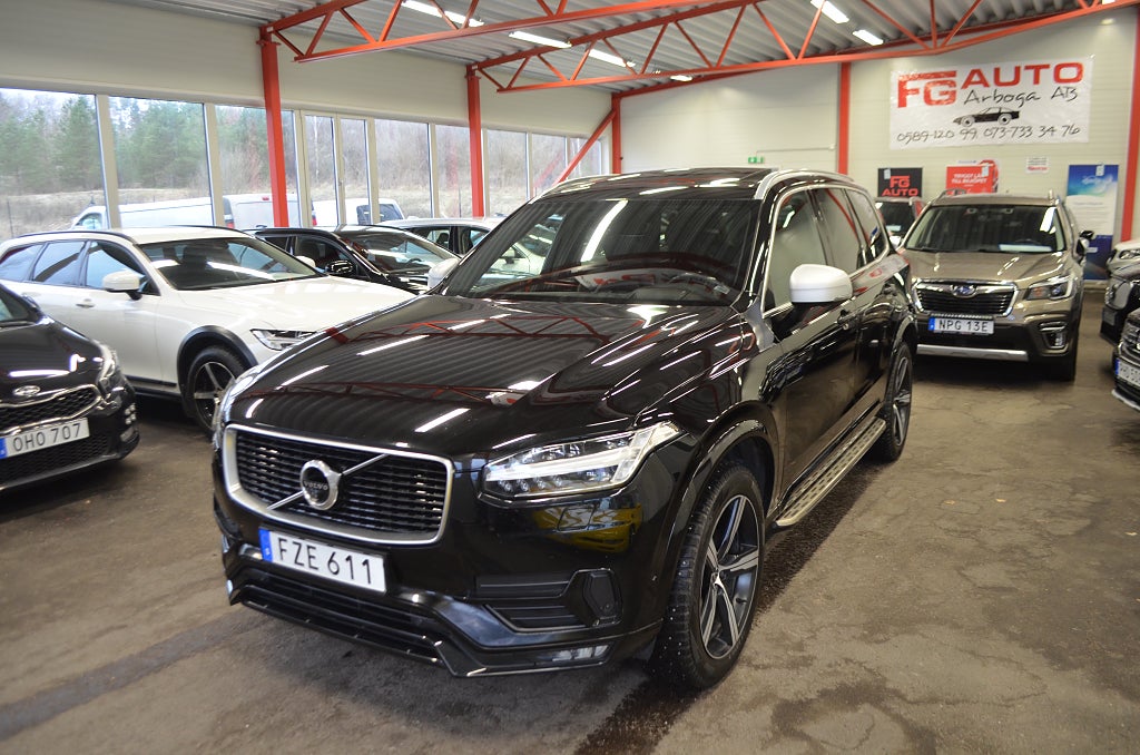 Volvo XC90 D5 AWD Polestar R-Design 235 hk 7-sits Euro 6 