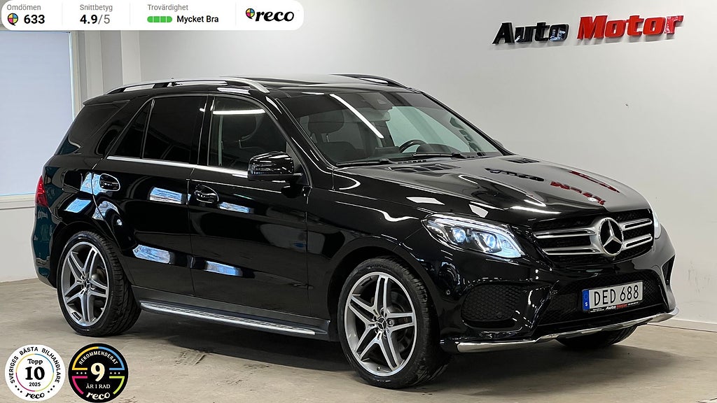Mercedes-Benz GLE 250 d AMG 4M 9G 204hk Panorama/Drag/Värmare