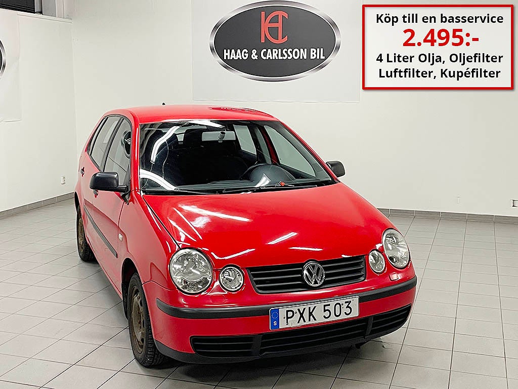 Volkswagen Polo 1,4/75 Nybesiktigad