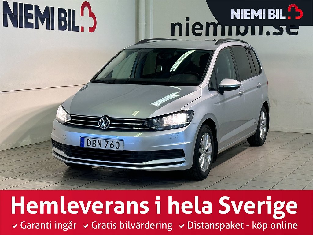 Volkswagen Touran 1.6 TDI 7-sits Backkamera MoK S/V-hjul