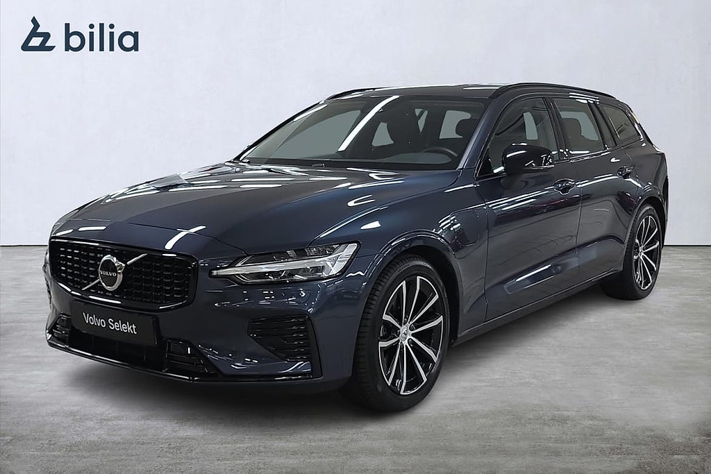 Volvo V60 T6 Plus Dark Edition/Dragkrok/Läder/Backkamera