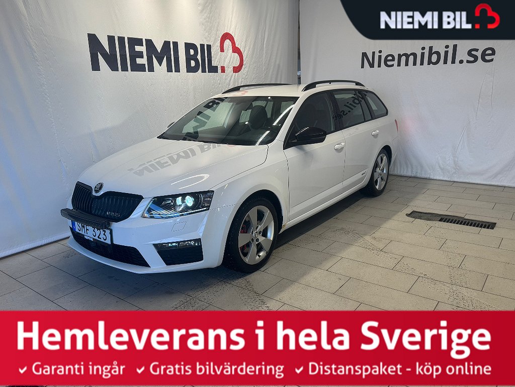 Skoda Octavia Combi RS 2.0 TDI Drag M-värm P-sens S&V-däck