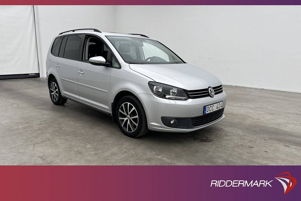 Volkswagen Touran 1.6 TDI 105hk Masters 7-Sits Pano Sensorer