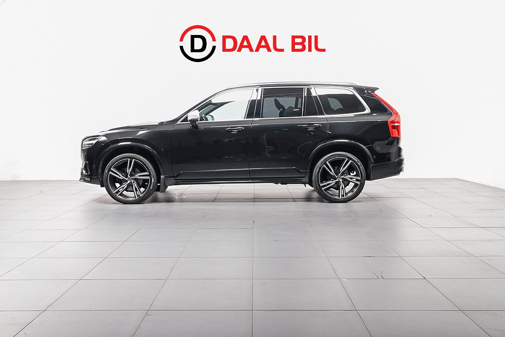 Volvo XC90 D4 AWD 190HK R-DESIGN 7-SITS PANO LUFTFJÄD 360°-K