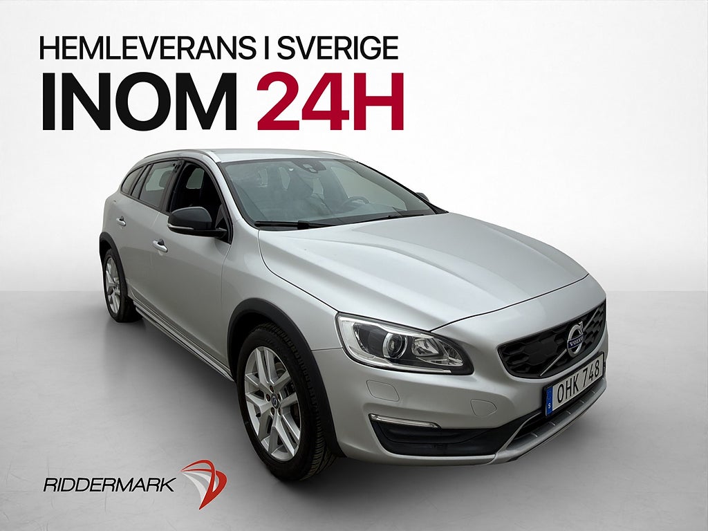 Volvo V60 Cross Country D4 AWD Summum VOC Värmare Skinn Drag