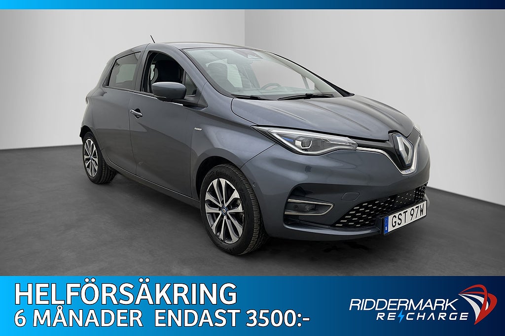Renault Zoe 52 kWh 136hk B-Kamera Bose Skinn Friköpt Batteri
