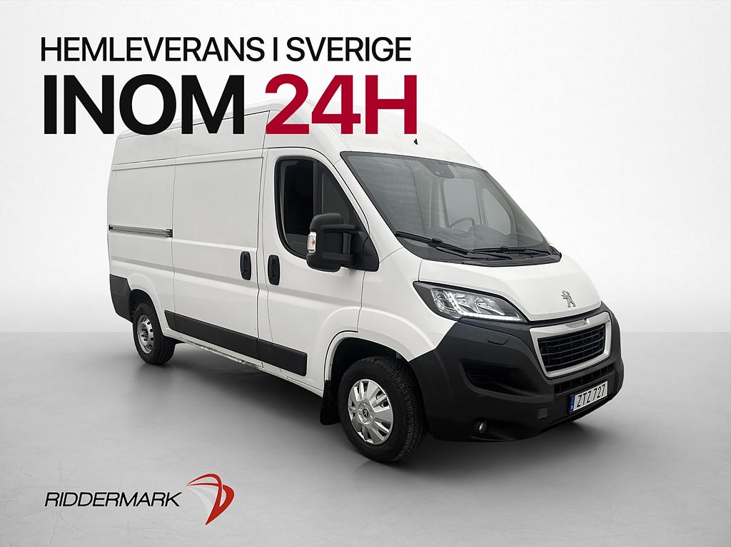 Peugeot Boxer L2H2 140hk Värmare 3-Sit B-Kamera Moms 1-ÄGARE