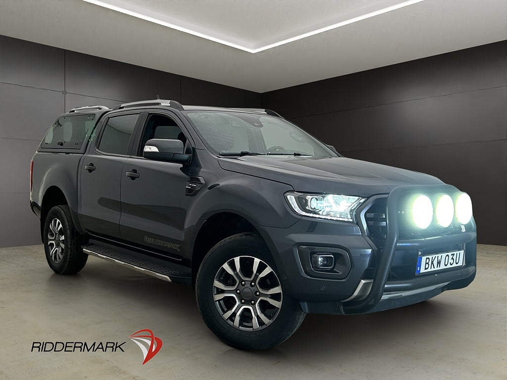 Ford ranger Wildtrak 213hk 4x4 D-Värm Drag Diff CARPLAY Moms