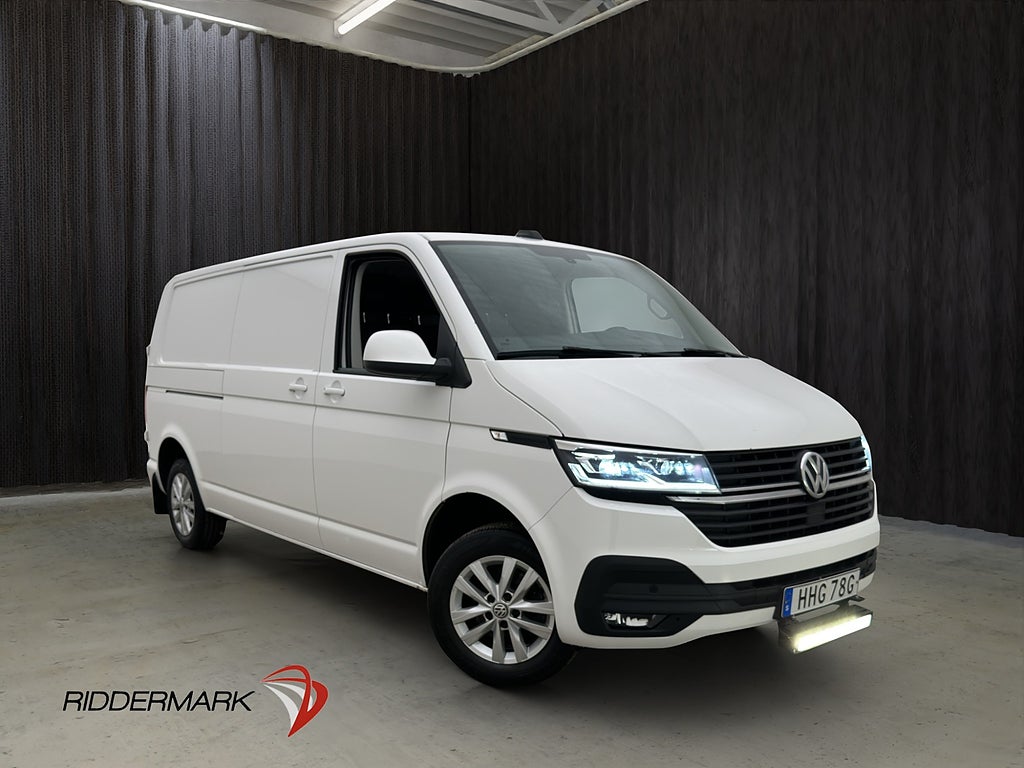 Volkswagen Transporter L2 Värm B-Kamera 2xDörr CARPLAY Moms