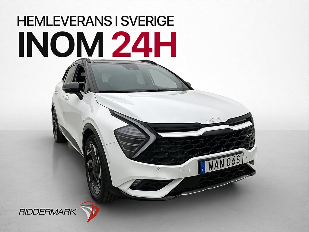 Kia Sportage PHEV 265hk AWD GT-Line Pano 360° H/K Navi Skinn