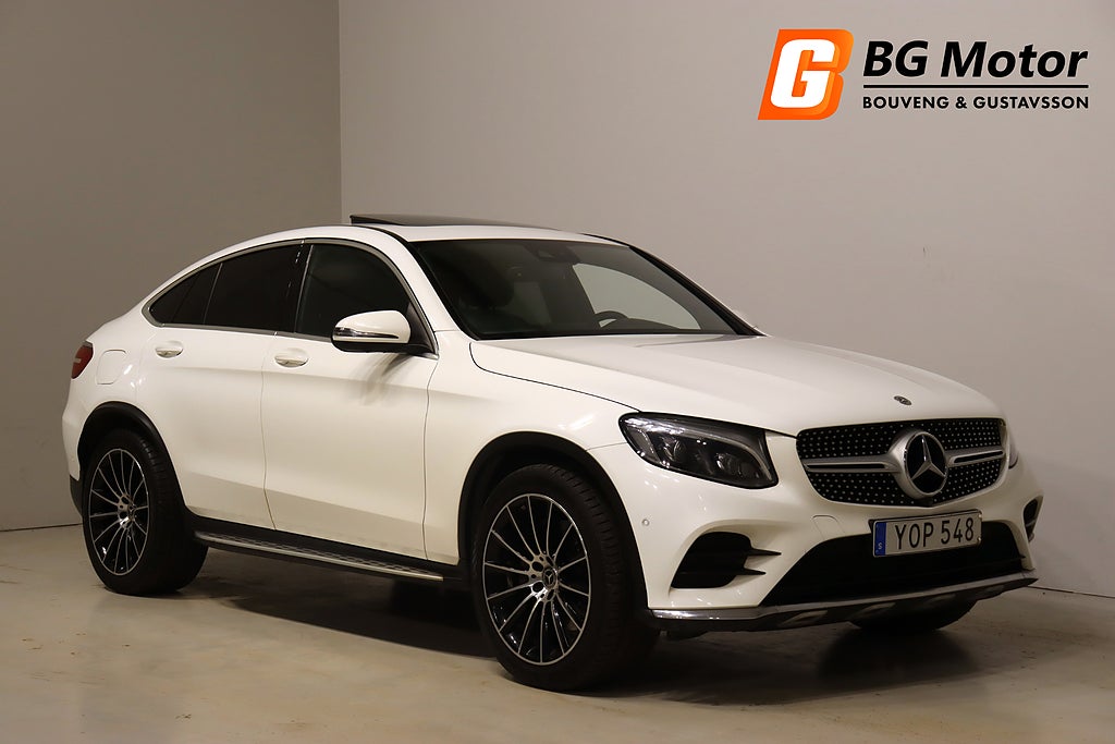 Mercedes-Benz GLC 250 d 204HK Coupé 4M AMG-L Drag/Taklucka/Burmester/1,99% Ränta