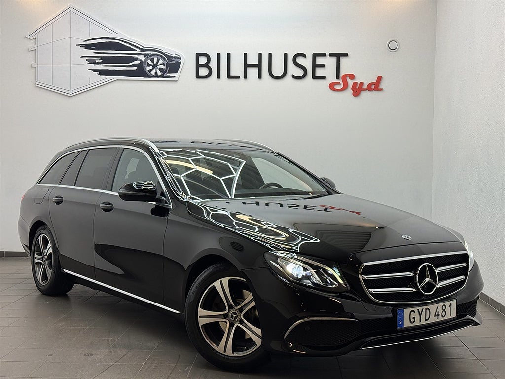 Mercedes-Benz E 200 d 150hk Avantgarde Värmare/Navi/Bkamera/Krok/Ambient