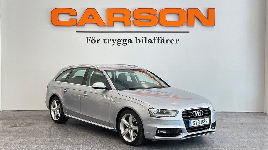 Audi A4 2.0 TDI Q S-line 9800Mil Euro 6 SEGELTORP Q S-line 9800Mil Euro 6 SEGELTORP