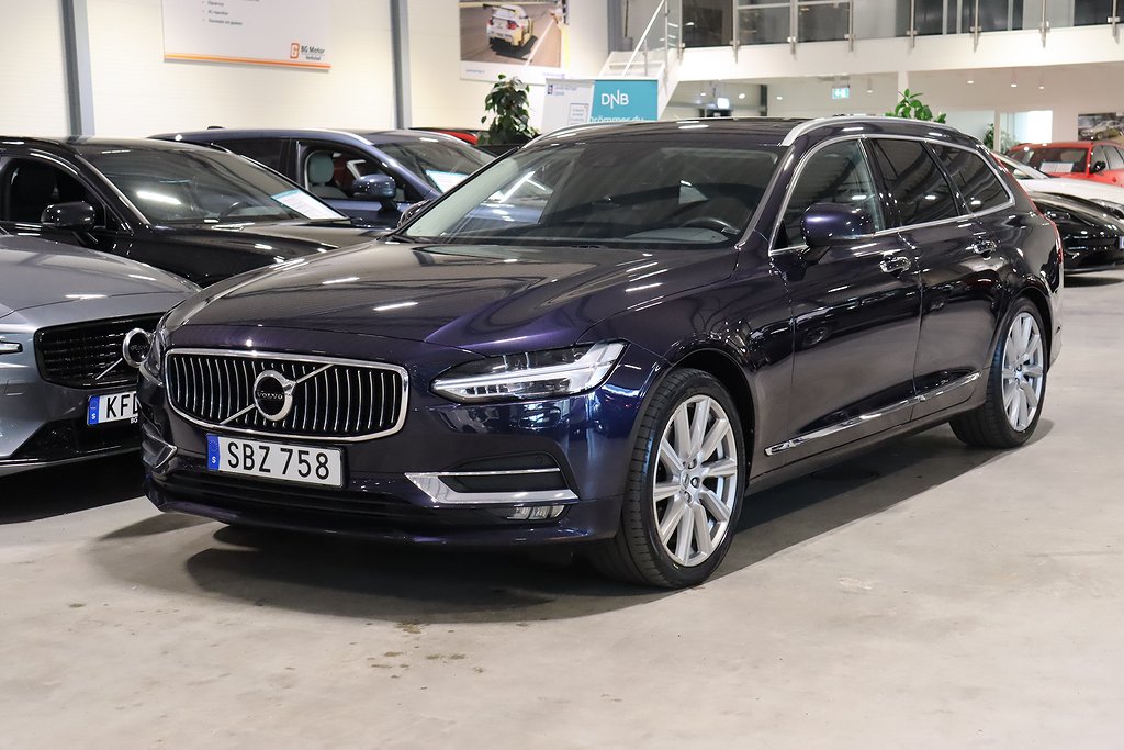 Volvo V90 T5 253HK Bi-Fuel Inscription Aut Drag/Pano/Värmare