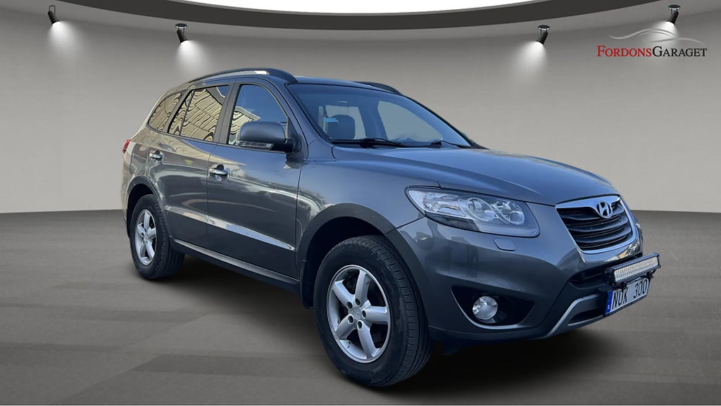 Hyundai Santa Fe 2.2 CRDi 4WD SKINN 7-SITS DRAGKROK LÅGMIL NYBES 197HK