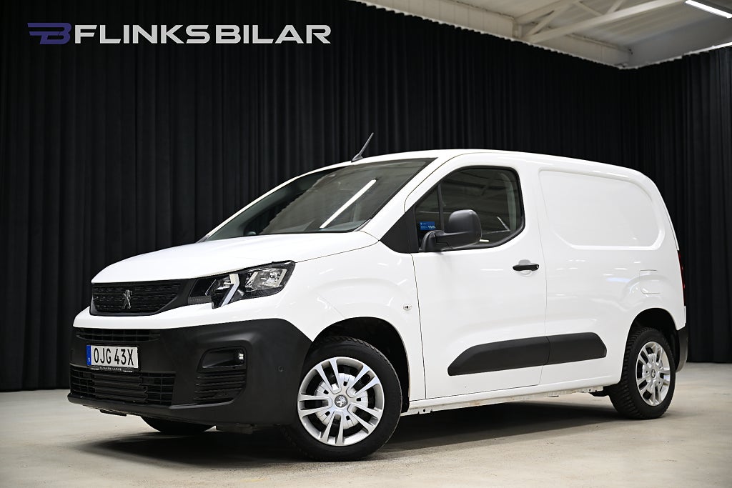 Peugeot Partner 130HK L2|Automat|Drag|Värmare|Lågmil|EnÄgare|Leasbar