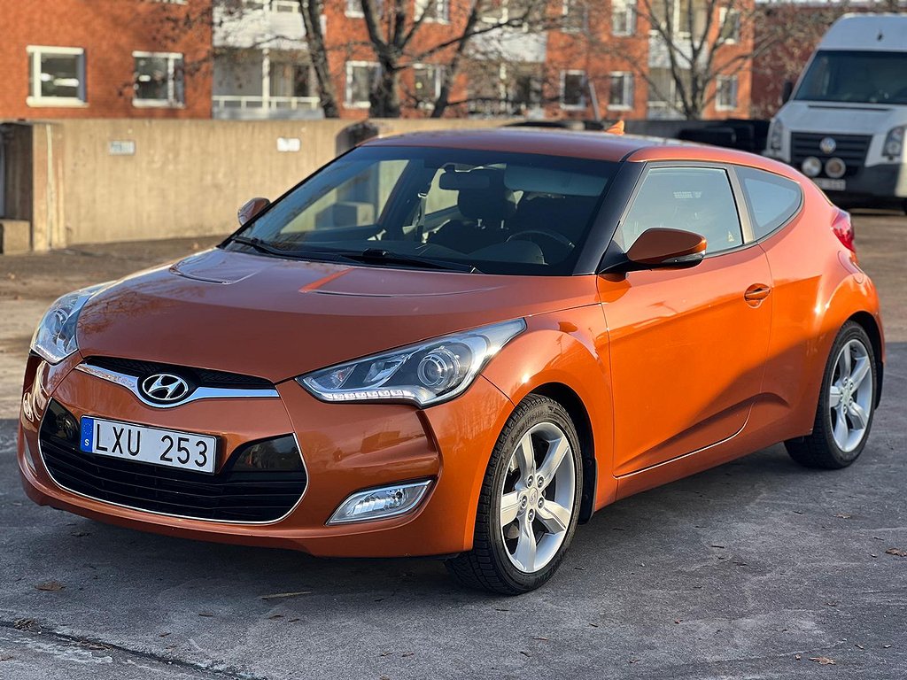 Hyundai Veloster 1.6 GDI 140hk Keyless Bluetooth Farthållare