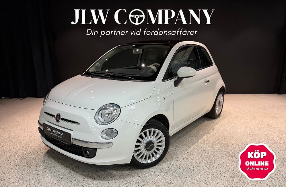 Fiat 500 1.2 Lounge I Panoramatak I Ny Kamrem