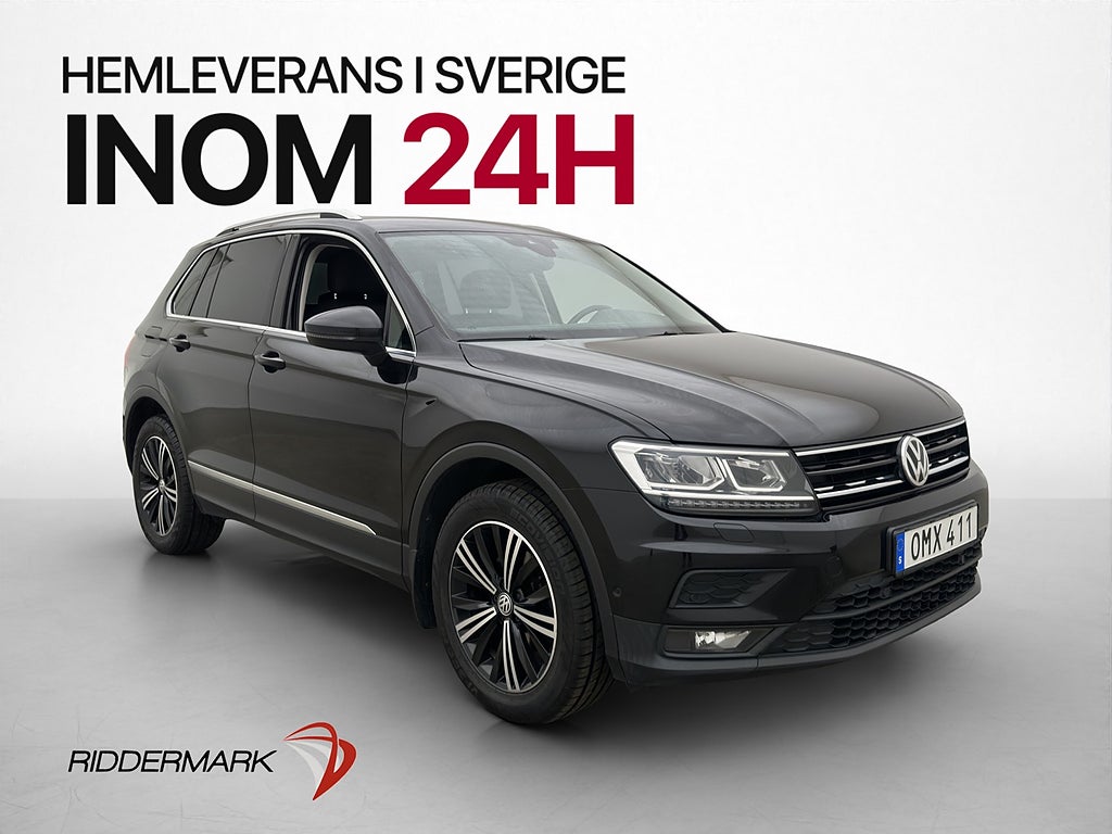 Volkswagen Tiguan TSI 4Motion Kamera Värmare CarPlay Drag