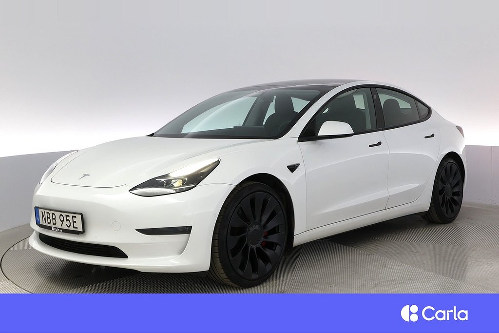 Tesla Model 3 Performance AWD Refresh AP Pano V-Hjul 5,99 %