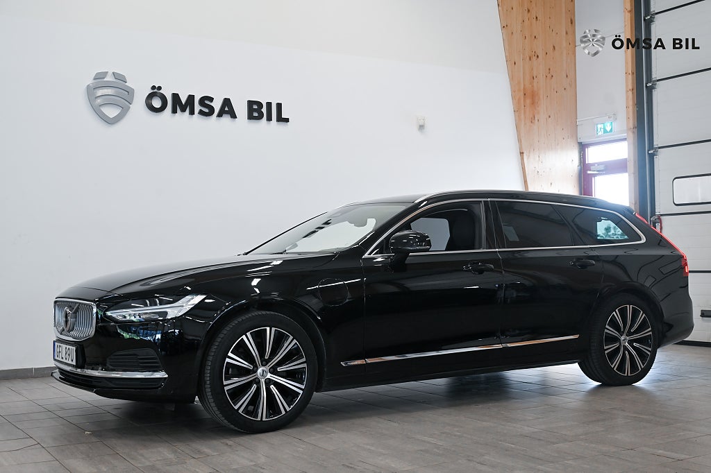 Volvo V90 Recharge T8 AWD PLUS BRIGHT Navi Skinn Carplay 456hk
