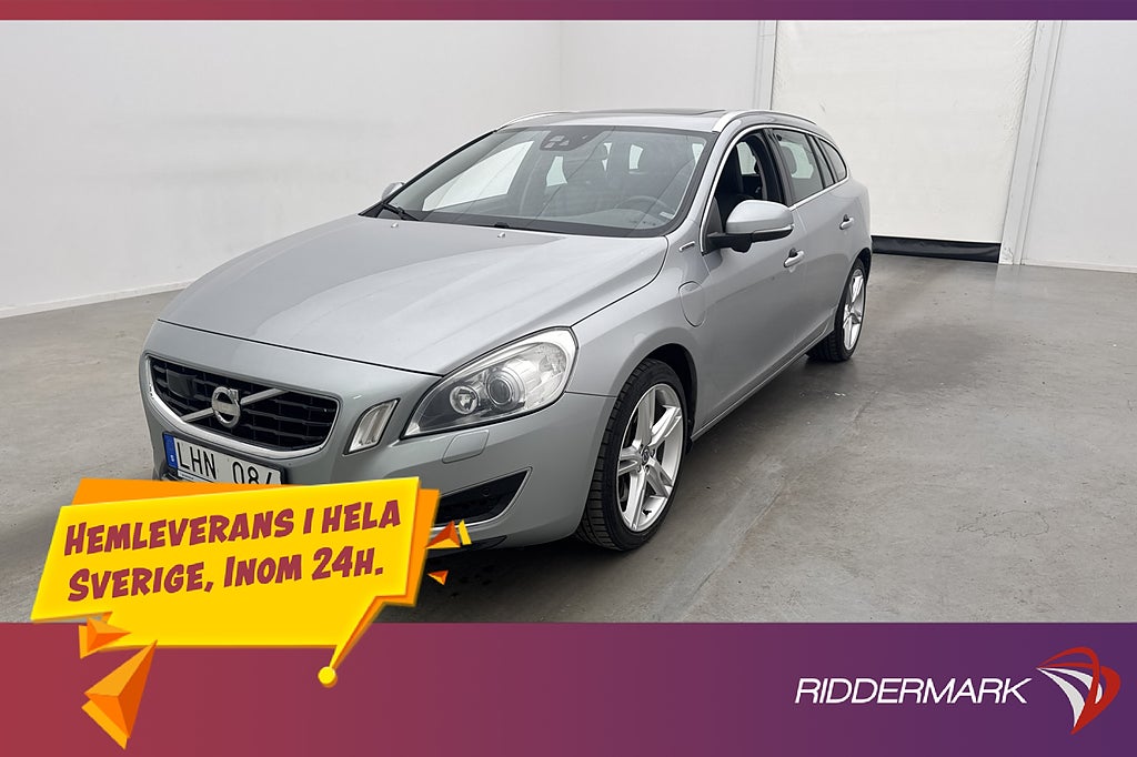 Volvo V60 D6 Plug-in AWD Summum Värmare Taklucka Kamera BLIS