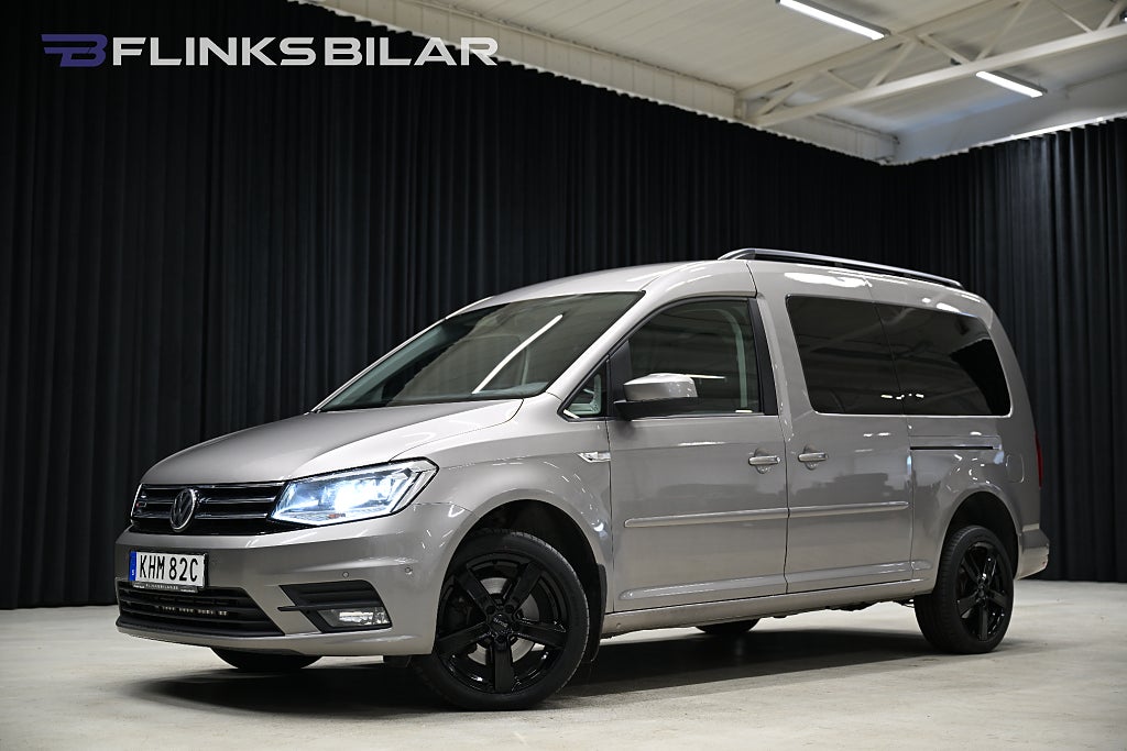 Volkswagen Caddy Maxi Life 4Motion DSG 150HK 7-Sits|LED|Nedlackad|SeUtr!