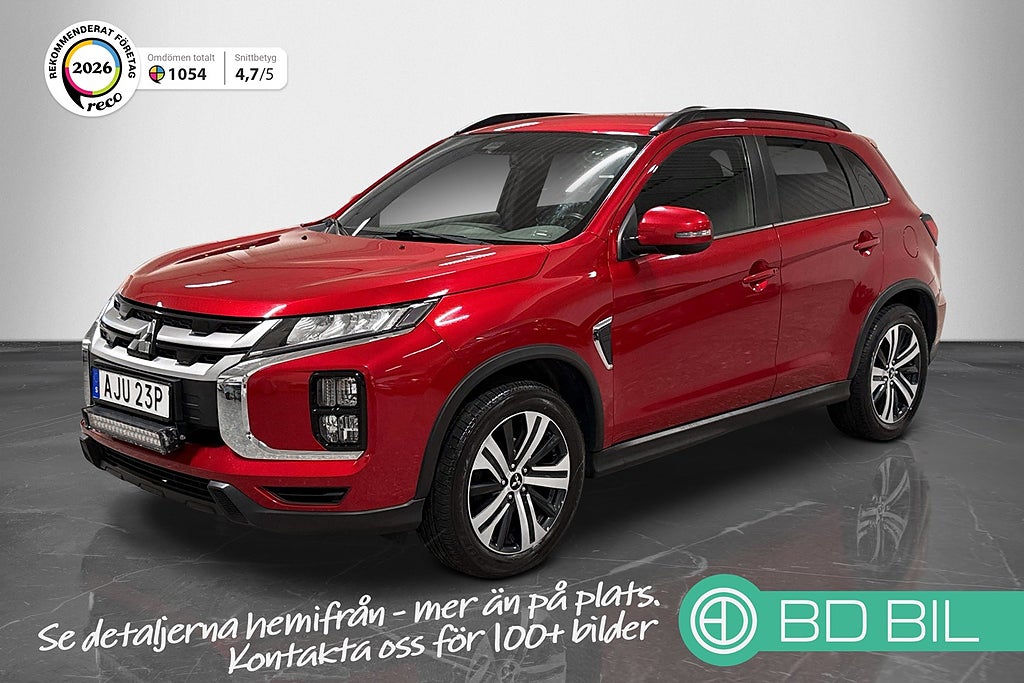 Mitsubishi ASX 2.0 4WD CVT Facelift Backkamera Värmare Låga Mil