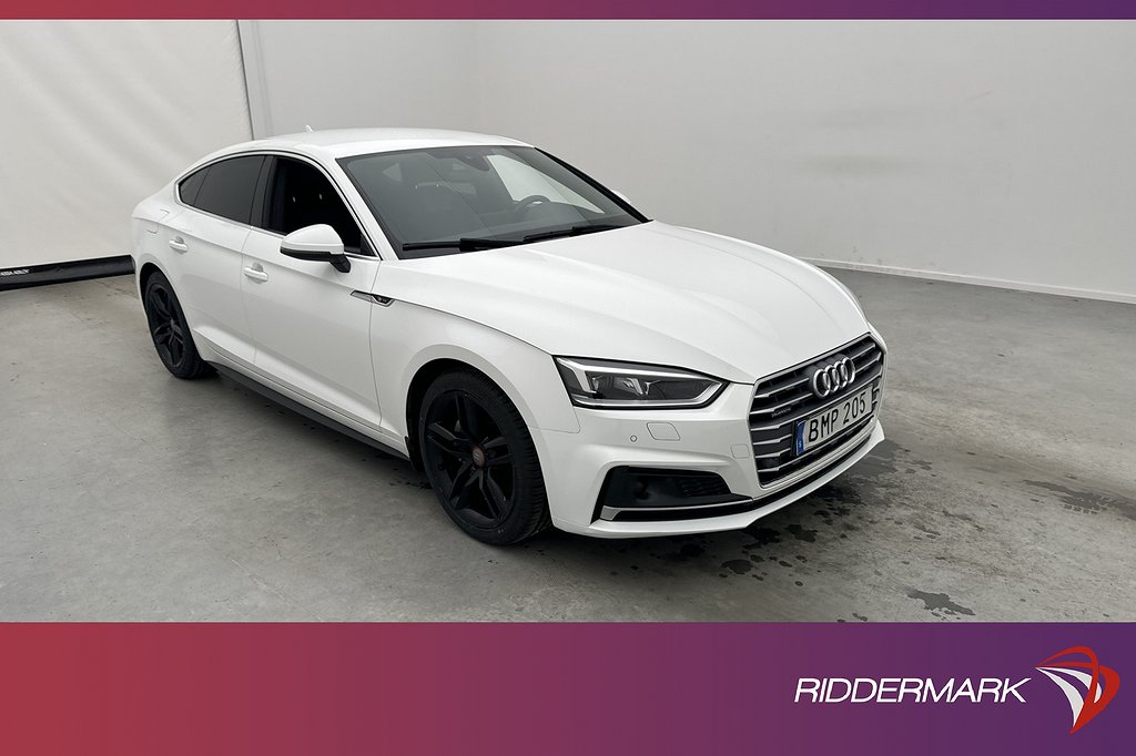 Audi A5 SB 2.0 TDI Q 190hk S-Line P-Värmare Sensorer Drag