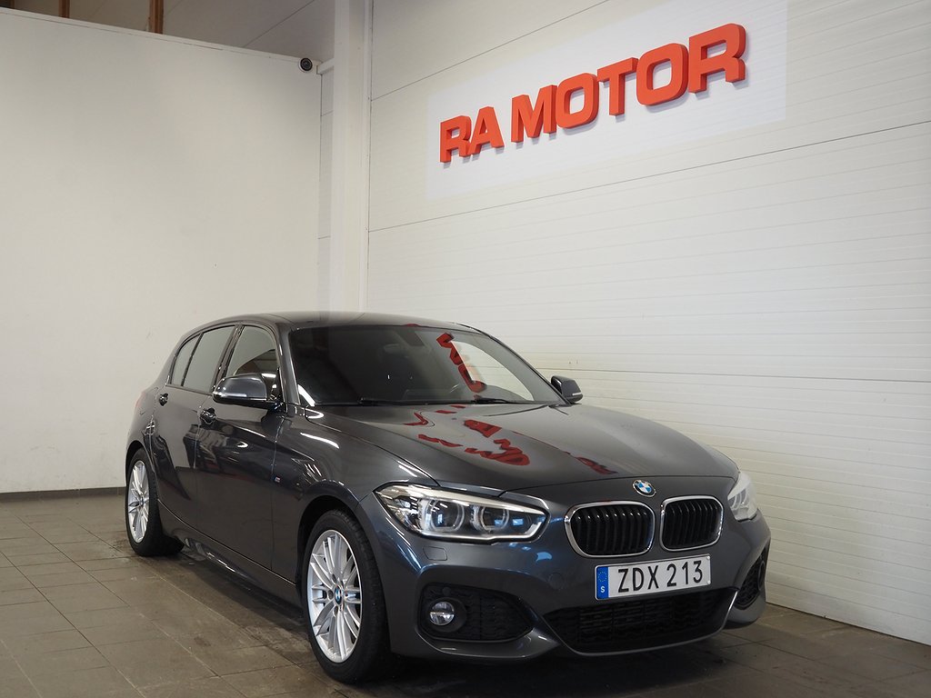 BMW 118 i M Sport Farthållare P-Sen Bluetooth Shadowline 2018