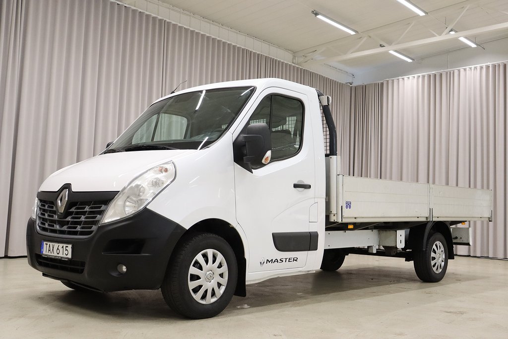 Renault Master dCi 145HK L4 4.2M Lång Flak EnÄgare GPS Moms