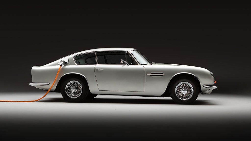 Batteridriven Aston Martin DB6.