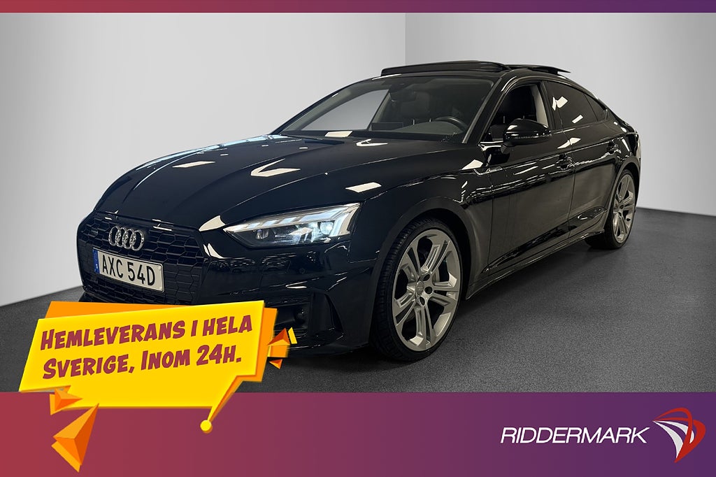 Audi A5 45 TFSI 265hk Panorama Cockpit Matrix Kamera