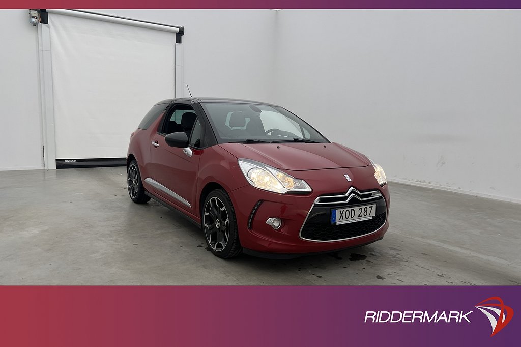 DS 3 1.2 PureTech VTi 110hk En-Brukare Sensorer Farthållare