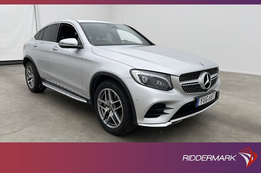 Mercedes-Benz GLC 220 d Coupé 4M AMG Pano Burm Värm 360 Drag