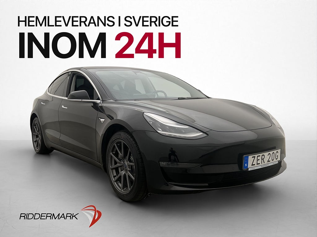 Tesla Model 3 Long Range AWD Autopilot Pano Navi Svensksåld