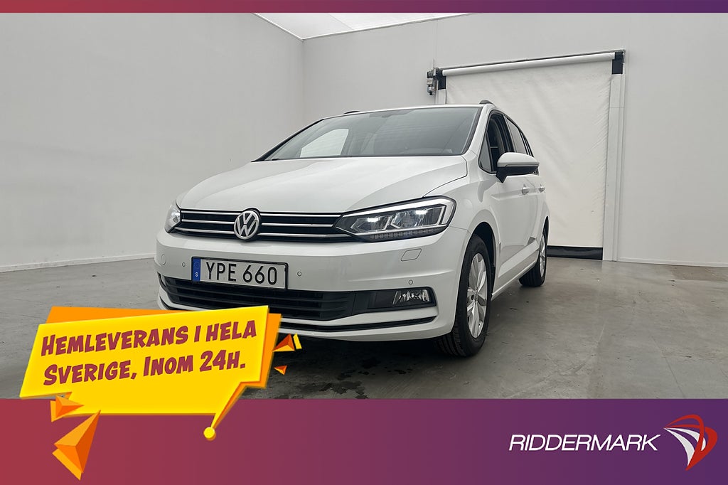 Volkswagen Touran 1.2 TSI 110hk 7-Sits P-Sensorer CarPlay